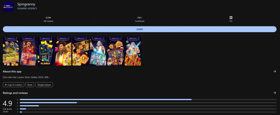 Spingranny app download
